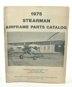 1975 Stearman Airframe Parts Catalog-Dusters & Sprayers Supply Inc-Chickasha OK - Picture 1 of 3