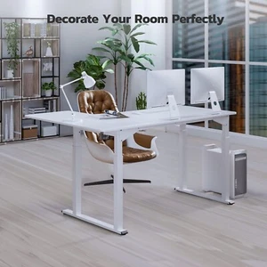 Höhenverstellbarer Schreibtisch L-Form Bürotisch Elektrisch Arbeitstisch 180 cm - Bild 1 von 8