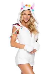 Brand New Cuddly Llama Costume With Hood Leg Avenue 86946 - Picture 1 of 6