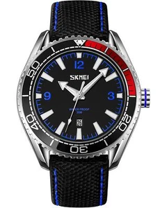 Reloj Pantalla Transparente con Pantalla Azul Rojo y Fecha Stock Reino Unido - Imagen 1 de 1