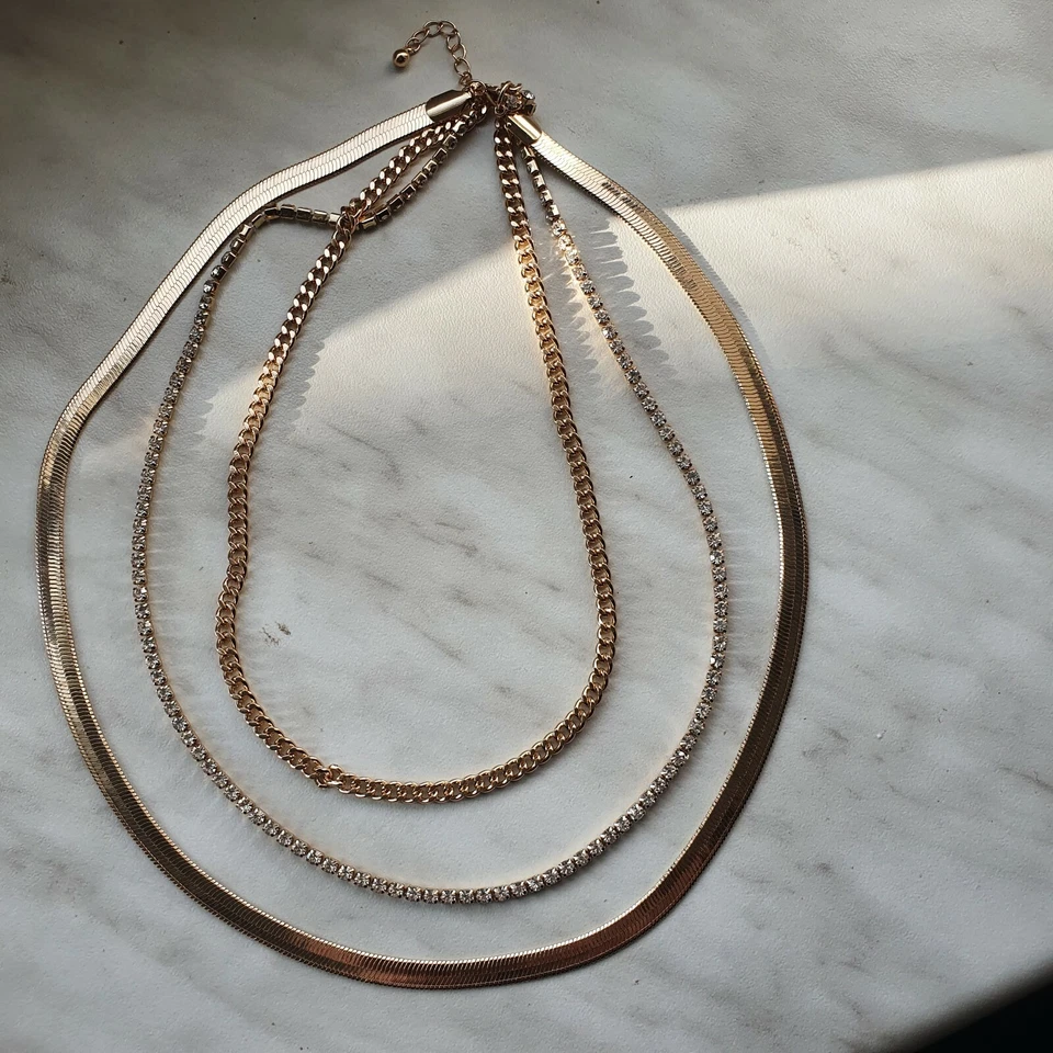 ASOS Kette Mehrreihig goldfarben - Bild 1 von 1