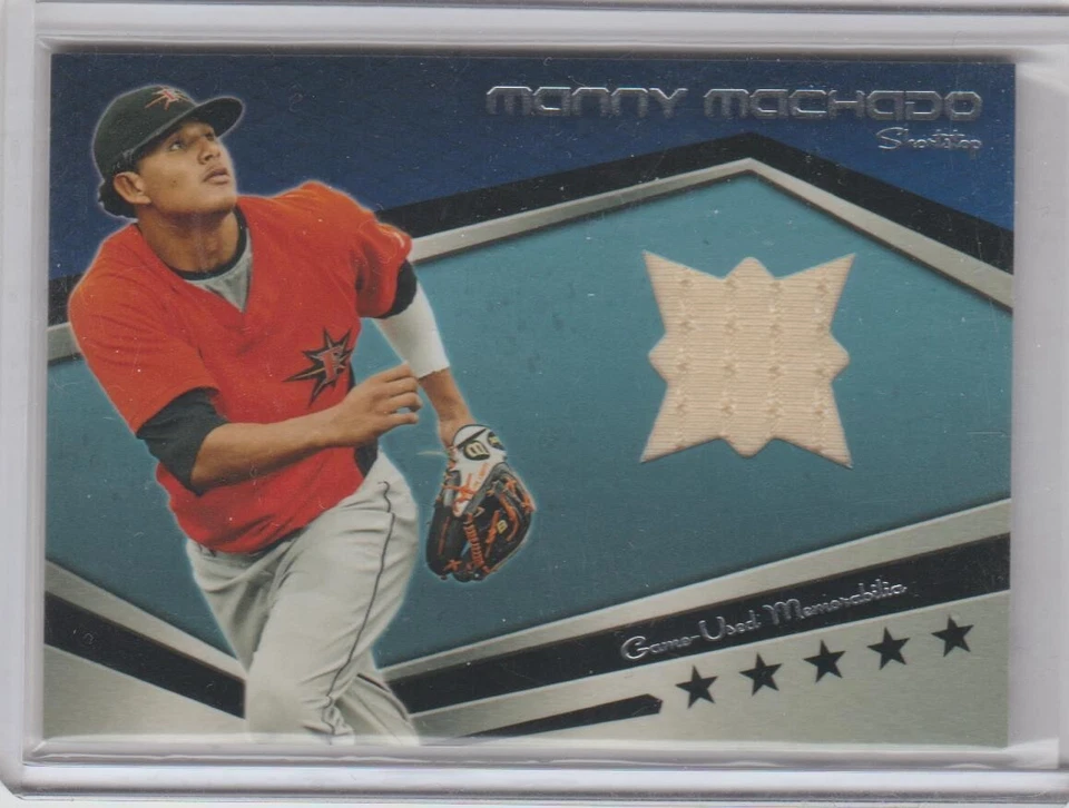 MANNY MACHADO 2012 Topps Pro Debut ROOKIE GAME USED RELIC RC Orioles Padres RARE - Image 1 of 2