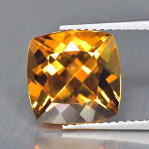 4.56Ct Cushion, Sensational Sparkles Natural Helidor Golden Yellow Beryl _Brazil - Picture 1 of 1