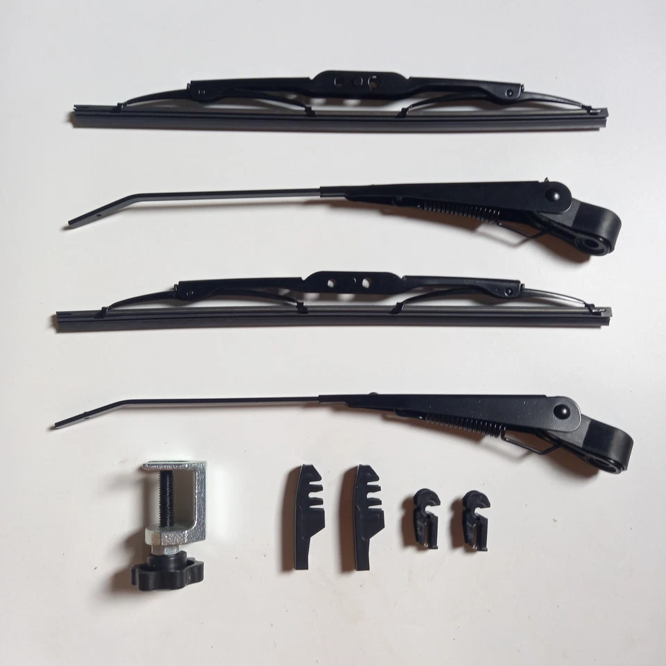 Se adapta a limpiaparabrisas Toyota Land Cruiser Fj40 Fj45 Bj40 Hj45 12" nuevo par Foto 1 de 4