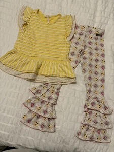Matilda Jane Outfit Girls Size 8 Shirt And Pants - Picture 1 of 6