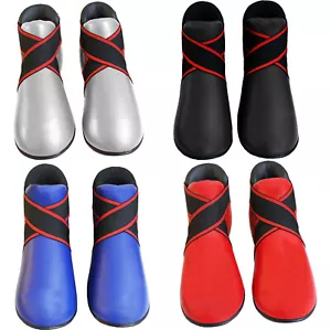 Kinder und Erwachsene Semi Contact Kickboxen Cut Stiefel Taekwondo Kampfsport Schuhe - Bild 1 von 6