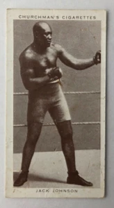Churchman's Boxing Personalities 1938 #20 Jack Johnson ~ Salón de boxeo (A) - Imagen 1 de 2