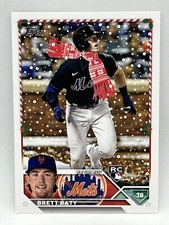 2023 Topps Holiday SP Scarf BRETT BATY ROOKIE Baseball Card H151 Mets