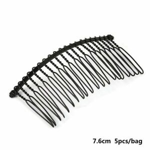 5/10/20pcs Metal Hair Comb Clips Hairpins Claw Headdress Jewelry Accessories Fin