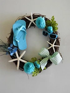 Door Wreath/Wall Decor 18" Nautical wreath. - Picture 1 of 1