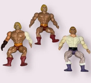 3 He-Man Masters of the Universe Actionfigur Soft Head Taiwan 1981 Mexiko 1982 - Bild 1 von 5