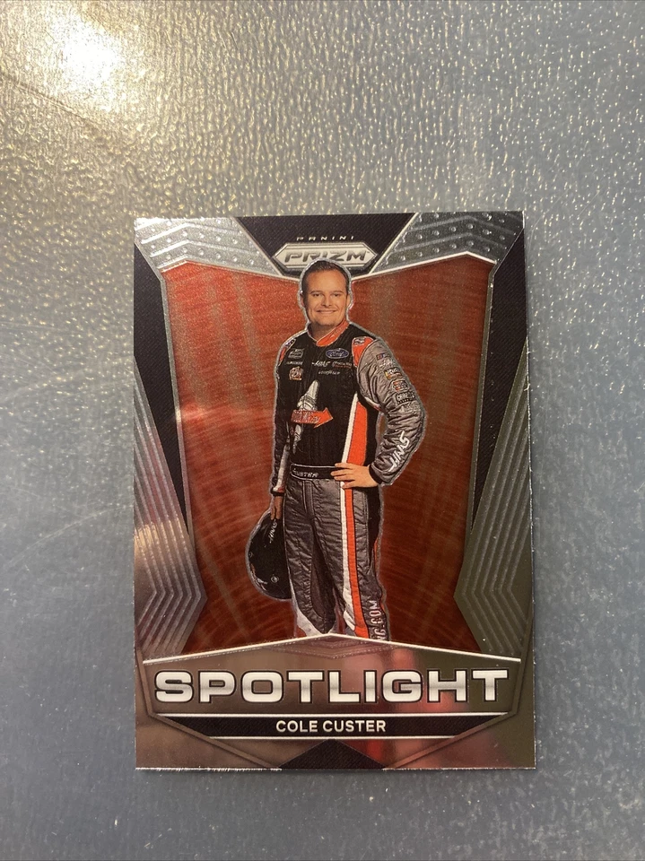 2022 Panini Prizm Racing SPOTLIGHT Insert card COLE CUSTER - Image 1 of 1