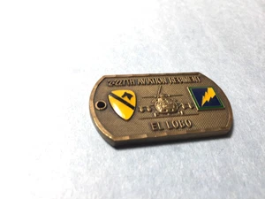 US Army Challenge Coin - 1st Cav Div. 2-227th Aviation Regt. "El Lobo" - Bild 1 von 6