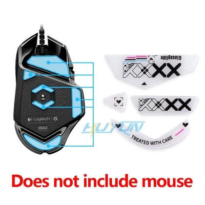 Tempered Glass Mouse feet Sticker for Logitech G502 RGB/HERO Wired Mouse - Image 1 of 4