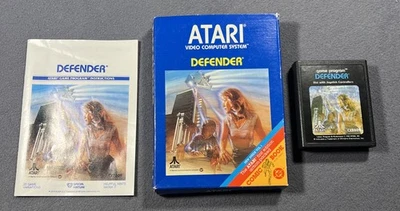ATARI DEFENDER Game With BOX and Instructions *Damaged Box* - Image 1 of 4