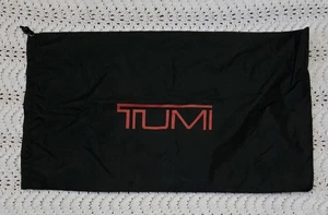 TUMI Luggage Travel Laundry Black Nylon Dust Bag Drawstring 29" x 16.5”  - Picture 1 of 9