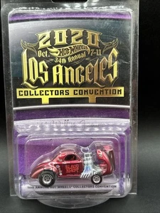 2020 Hot Wheels 34th Convention RED 41 WILLYS GASSER blood shot FREE SHIP 04137/ - Picture 1 of 5