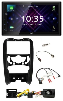 JVC DAB 2DIN Lenkrad Bluetooth USB Autoradio für Mini Cooper 2006-2014 - Bild 1 von 4