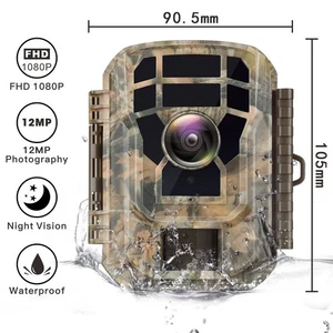 1080P Trail Game Camera 0.5s Trigger Time NightVision for Wildlife Home Security - Picture 1 of 11