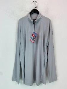 Helly Hansen grau HP 1/2 Zip Pullover Sweatshirt tailliert Langarm 2XL NEU - Bild 1 von 8