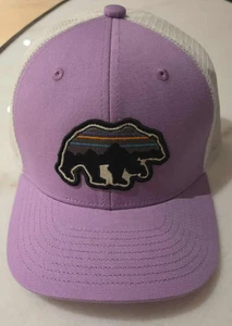 Patagonia Hat Cap YOUTH KIDS 1 Size Trucker Bear Logo Embroidered Hike Outdoor - Picture 1 of 2