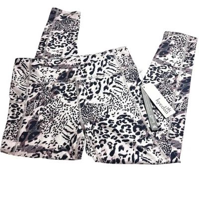 Leggings Kyodan Ultra Suaves Mujer Talla Lg Estampado Leopardo Cintura Alta Con Bolsillo Foto 1 de 4