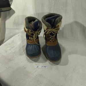 Storm By Cougar Women's Size 7 M Blue and Brwn Weather Proof Lace Up Wnter Boots - Picture 1 of 7