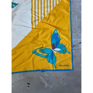 Vintage scarf, 60s, Retro Psychedelic Butterfly Elorian Original - Picture 1 of 3