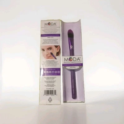 Moda Pro Makeup Brush Foundation 2 Pack - Image 1 of 2
