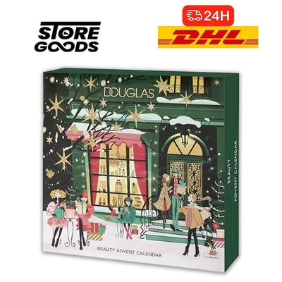 ✅ Calendario de Adviento Douglas 2025 Verde, Cuidado de Lujo, Maquillaje y Fragancia, 24 Puertas 🎁