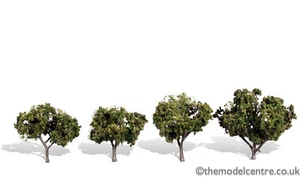 TR3504 Woodland Scenics Sun Kissed 4 Pack 2" - 3" Ready Made Trees TMC - Picture 1 of 1