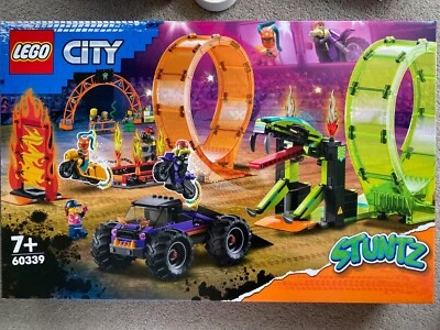 New Lego City Stuntz 60339 Double Loop Stunt Arena Set 60339 - Image 1 of 4