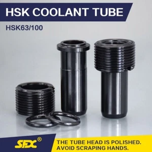 SFX 10Pcs HSK100 Coolant Tube Pipe with O-ring for HSK100 Tool Holder - Picture 1 of 6