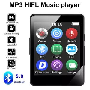 Lettore musicale lossless Bluetooth MP4/MP3 registratore radio FM supporto sportivo 128 GB - Foto 1 di 19