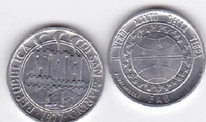 San Marino - 1 Lira 1977 aUNC Ecology - FAO Lemberg-Zp - Picture 1 of 1