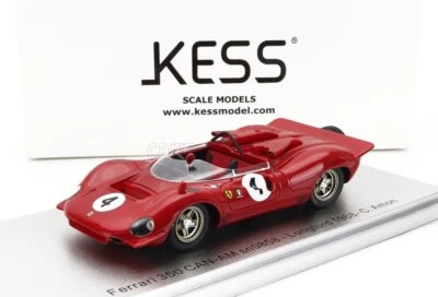 MODELLINO AUTO STATICO KESS FERRARI 350 P4 SPIDER CAN-AM AMON TASMAN 1968 1/43 - Immagine 1 di 4