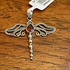 BALI LEGACY Mozambique Garnet Dragonfly Pendant in Sterling Silver 1.20 ctw