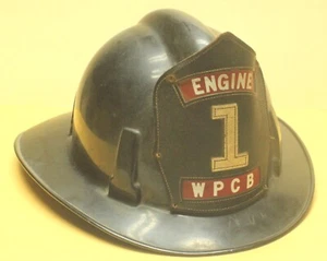 West Panama City Beach Florida Firemans Helmet MSA Topgard 1968 - Picture 1 of 9