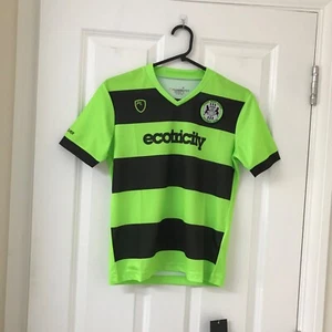 Forest Green Rovers Home Shirt Youth 9-10 PlayerLayer NWT Football Jersey - Picture 1 of 8