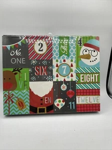Advent 12 Days of Socks Calendar Unisex Christmas Lot Of Two - Picture 1 of 3