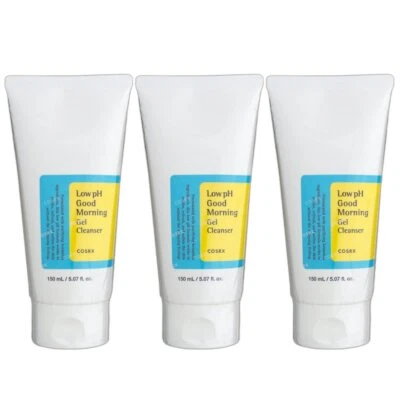 Cosrx Low pH Good Morning Gel Cleanser 3 x 150 ml Reinigungsgel Gesichtsreinigun