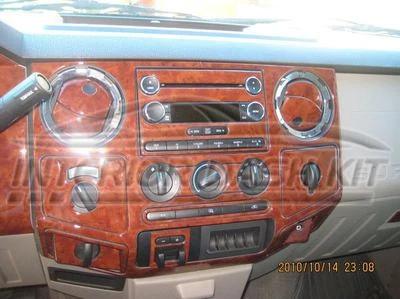 FORD F250 F-250 F350 F-350 CREW CAB INTERIOR WOOD DASH TRIM KIT SET 2011 2012 - Image 1 of 4