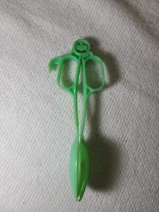 Vintage Tupperware Jadeite Green Salad Tongs #113-1/114-1 Retro ©1954 9.5" - Picture 1 of 6