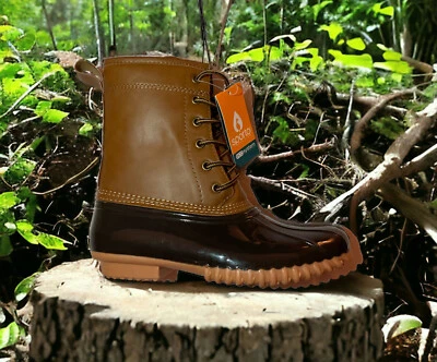 NEW Sporto The Original Duck Boot Ariel Tan Brown Rain Snow Boot 6 M - Image 1 of 4