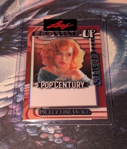 2023 Blattmetall Pop Century unsigniert PP 1/1 Molly Ringwald orange NM/M - Bild 1 von 2