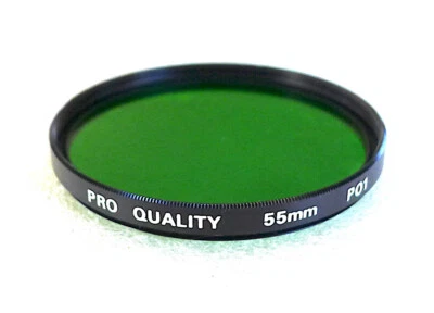55mm Pro Quality GREEN PO1 Filter - B&W Contrast - NEW - Image 1 of 4