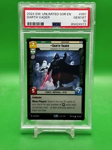 Star Wars Unlimited SOR #087 DARTH VADER Legendary PSA 10 - Picture 1 of 2