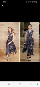 Vestido Ulla Johnson Naaila Indigo Batik Talla 0 - Imagen 1 de 23