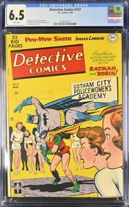 Detective Comics #157 CGC 6,5 páginas blancas - Imagen 1 de 2