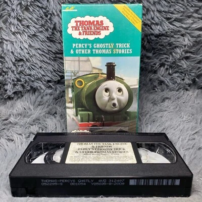 Thomas The Tank Engine Friends Percys Ghostly Trick VHS Tape George Carlin Train - Image 1 of 4